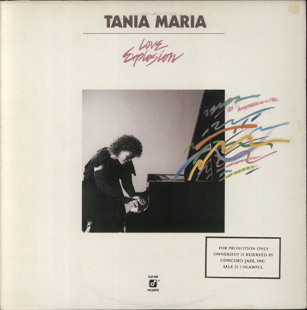 Tania Maria Love Explosion - Promo Stamped Sleeve US vinyl LP album (LP record) CJP-230