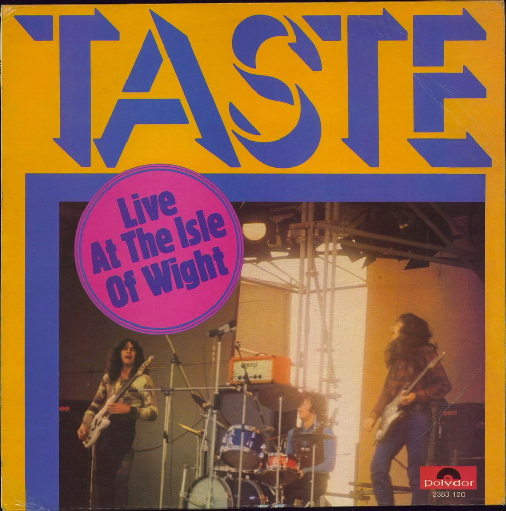 Taste Live At The Isle Of Wight - VG UK vinyl LP album (LP record) 2383120