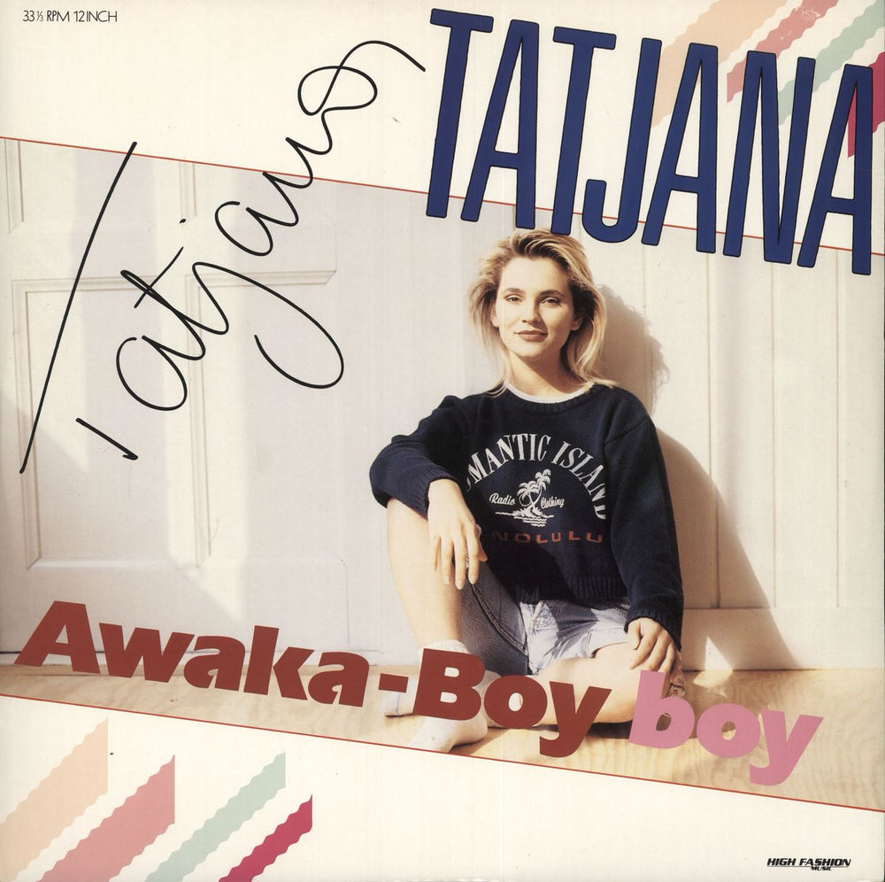 Tatjana Awaka-Boy Dutch 12" vinyl single (12 inch record / Maxi-single) 110073.6