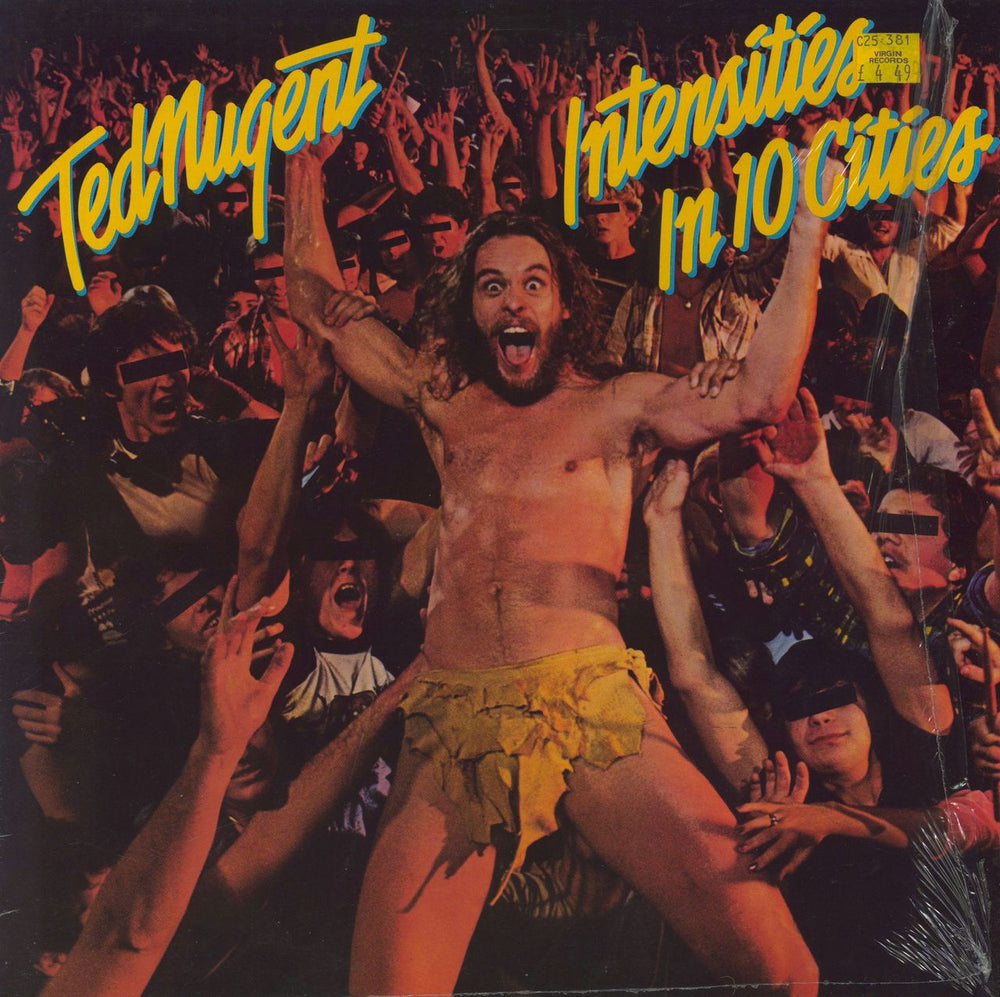 Ted Nugent Intensities In 10 Cities - Shrink Dutch vinyl LP album (LP record) EPC84917