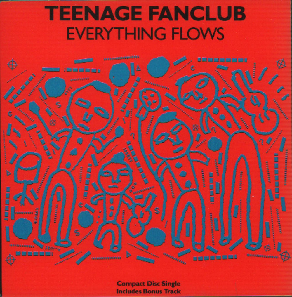 Teenage Fanclub Everything Flows UK CD single (CD5 / 5") PAPER003CD