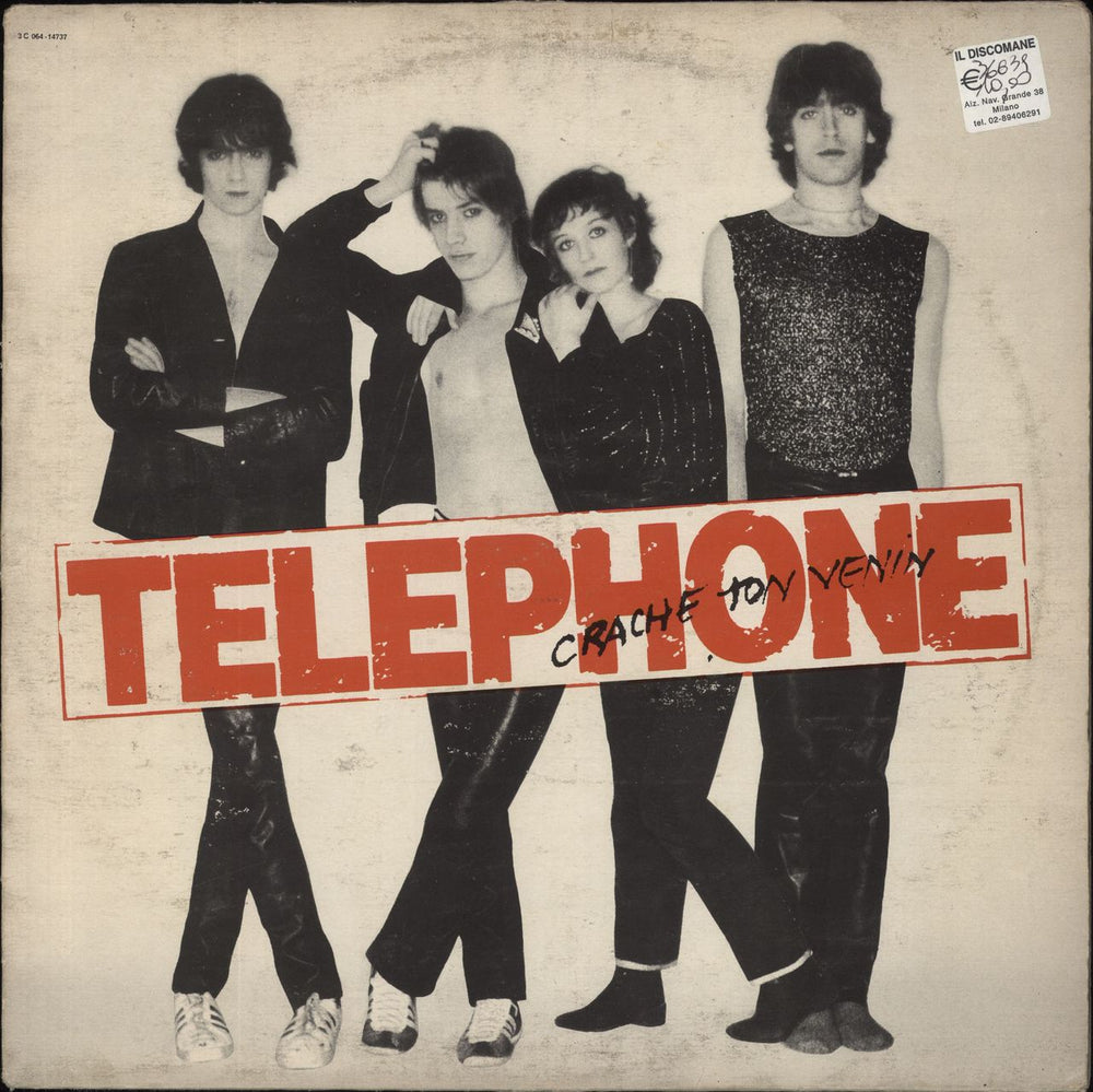 Telephone Crache Ton Venin - Logo in middle - VG French vinyl LP album (LP record) 2C070-14737