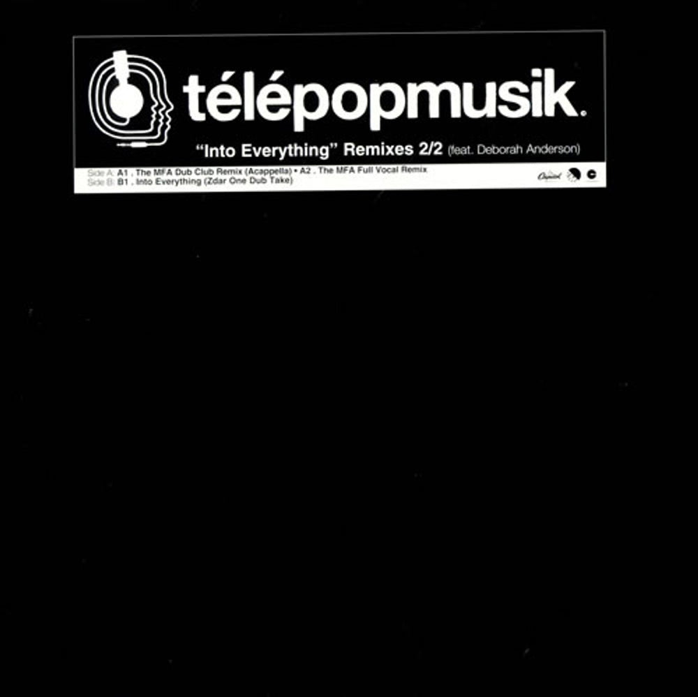 Télépopmusik Into Everything Remixes UK Promo 12" vinyl single (12 inch record / Maxi-single) 12EMDJ657