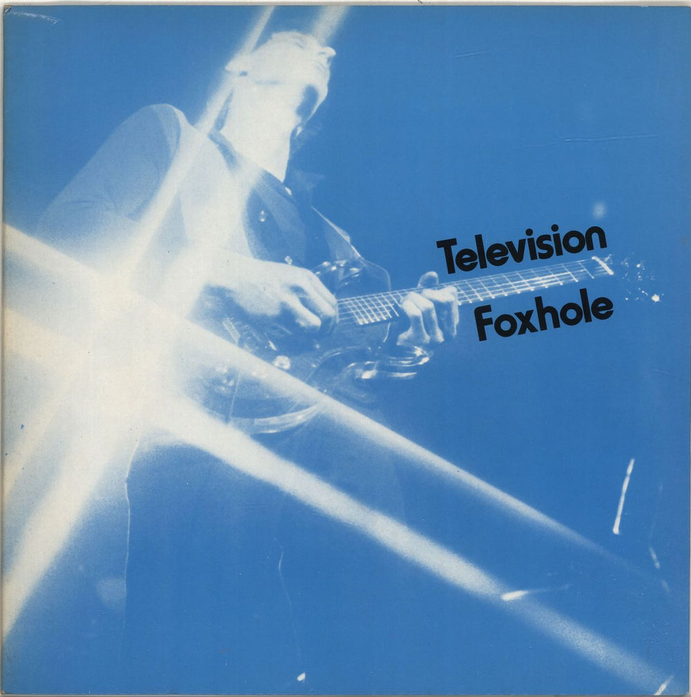 Television Foxhole - Red Vinyl + Blue Sleeve UK 12" vinyl single (12 inch record / Maxi-single) K12287