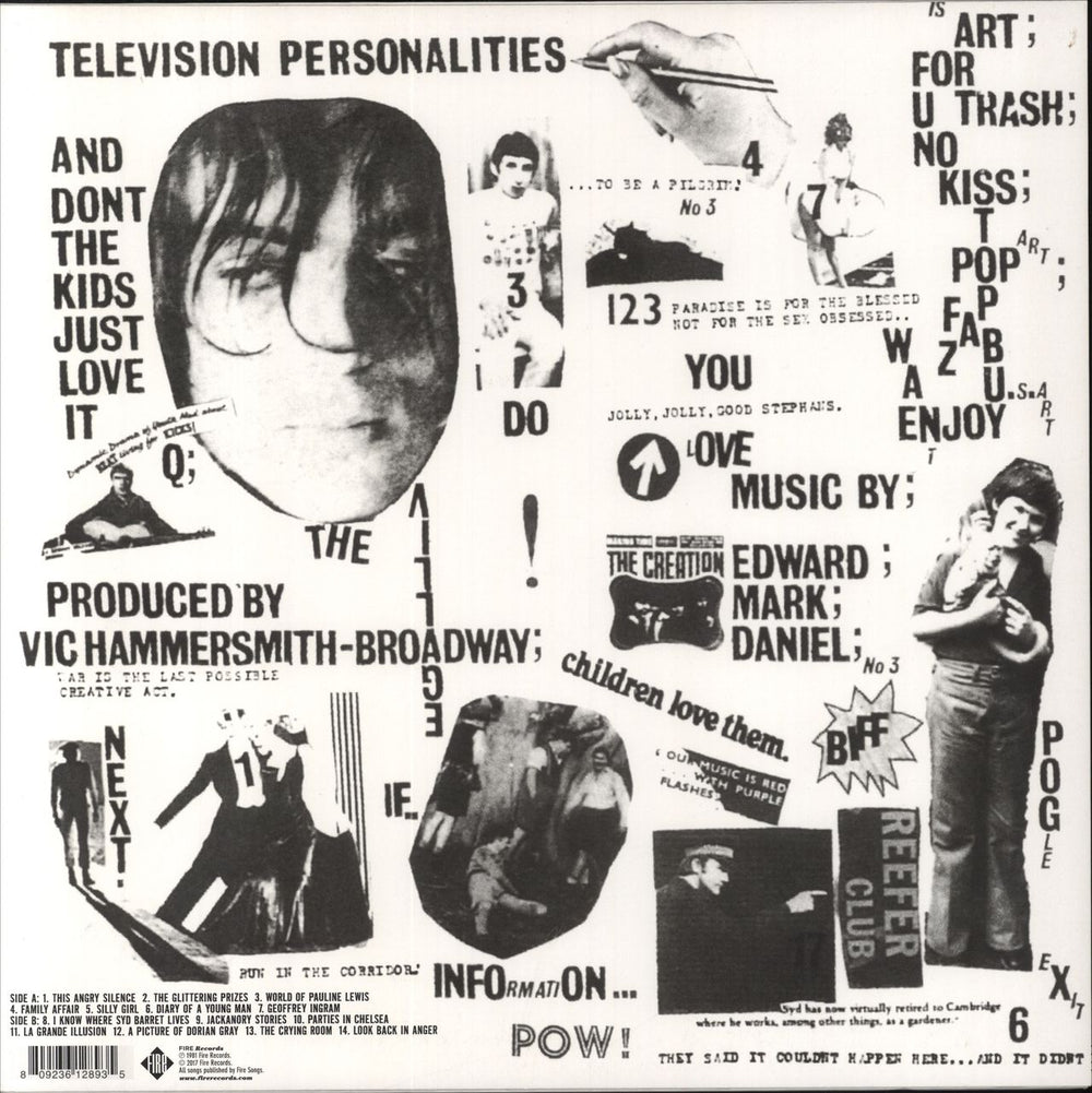 Television Personalities And Don't The Kids Just Love It - RSD17 - B&W Marble UK vinyl LP album (LP record) 809236128935