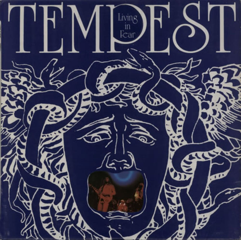 Tempest Living In Fear + Inner - EX UK vinyl LP album (LP record) ILPS9267