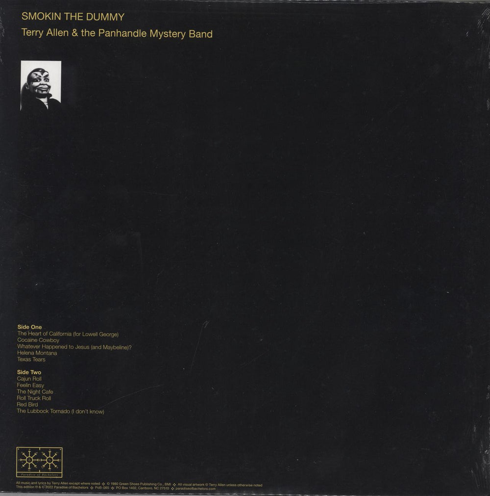 Terry Allen & The Panhandle Mystery Band Smokin' The Dummy - Sealed US vinyl LP album (LP record) 843563140192