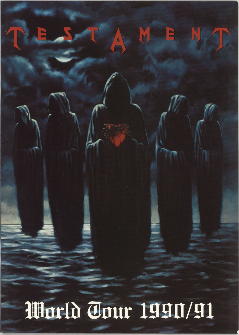 Testament World Tour 1990/91 UK tour programme TOUR PROGRAMME