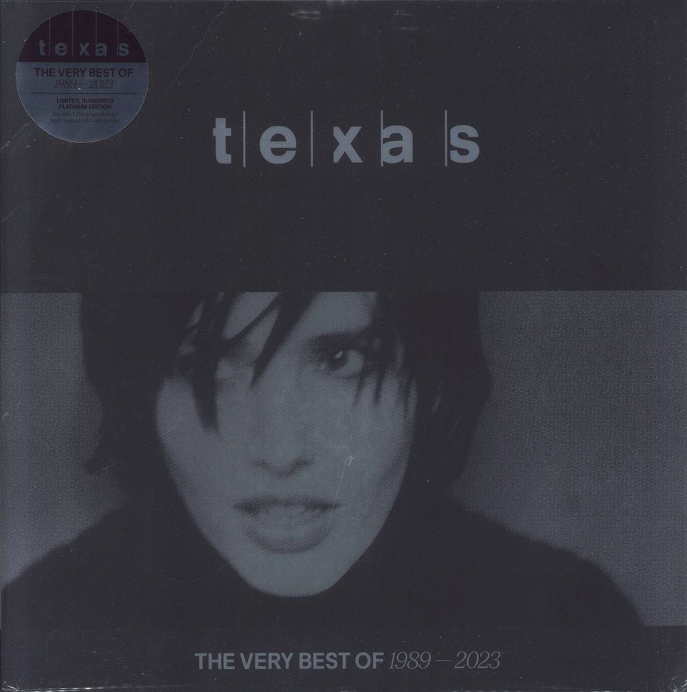 Texas The Very Best Of 1989 - 2023 - Silver Vinyl + Autographed Poster UK 2-LP vinyl record set (Double LP Album) PIASR5167LPX