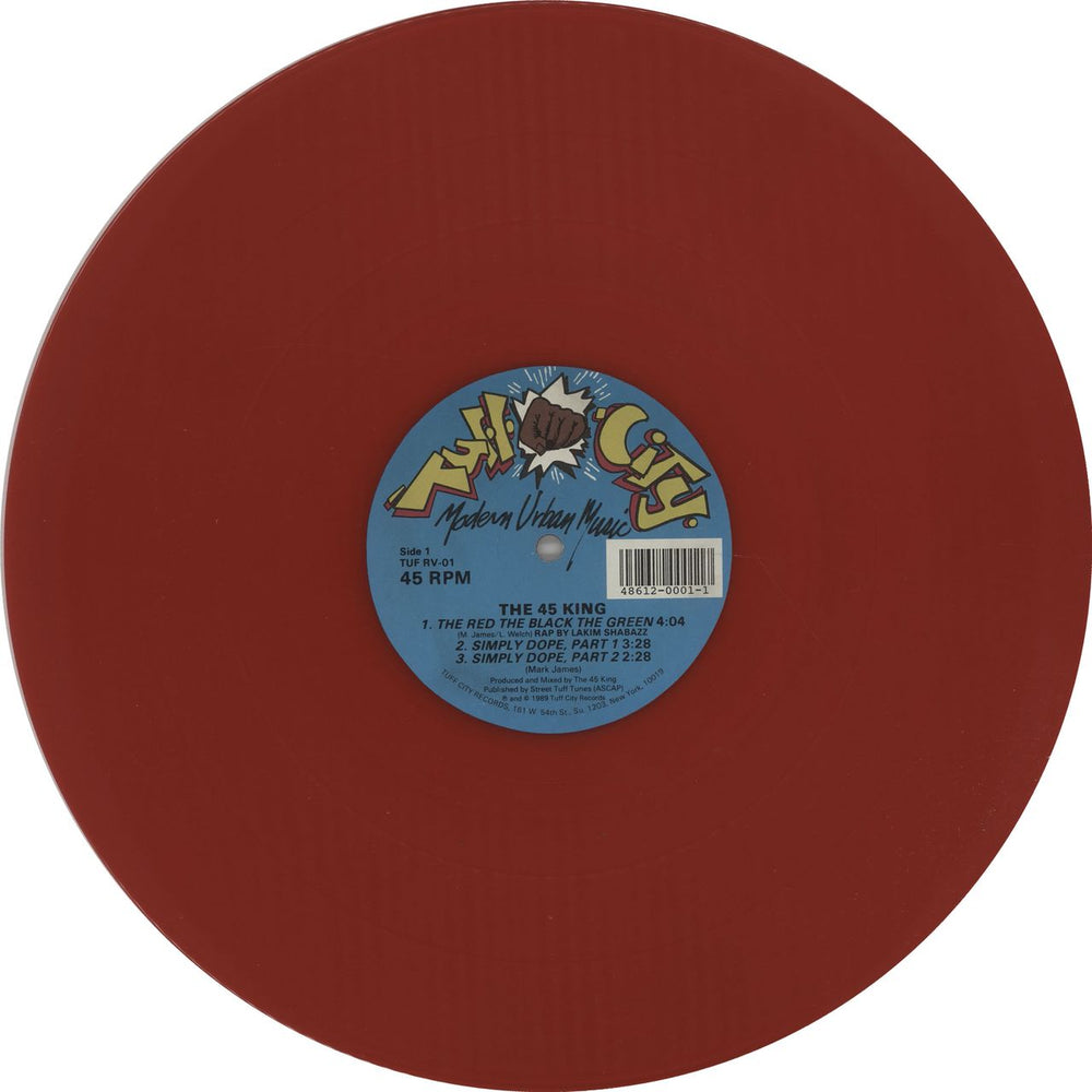 The 45 King The Red The Black The Green - Red Vinyl US 12" vinyl single (12 inch record / Maxi-single) U-812TH671422