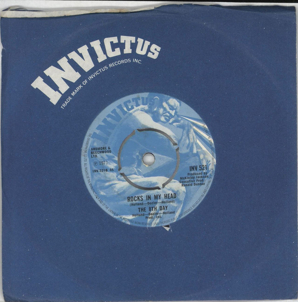 The 8Th Day Rocks In My Head UK 7" vinyl single (7 inch record / 45) INV521