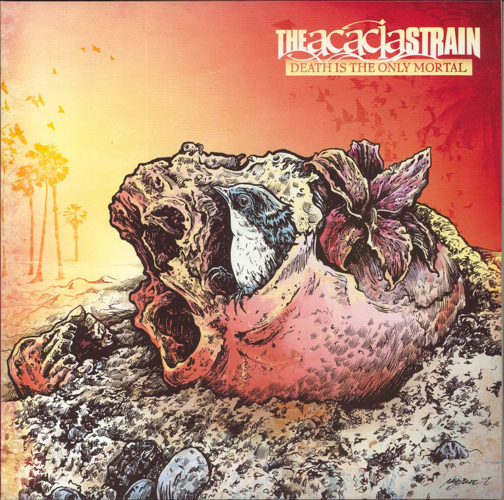 The Acacia Strain Death Is The Only Mortal - Neon Orange Vinyl US vinyl LP album (LP record) RISE 177-2