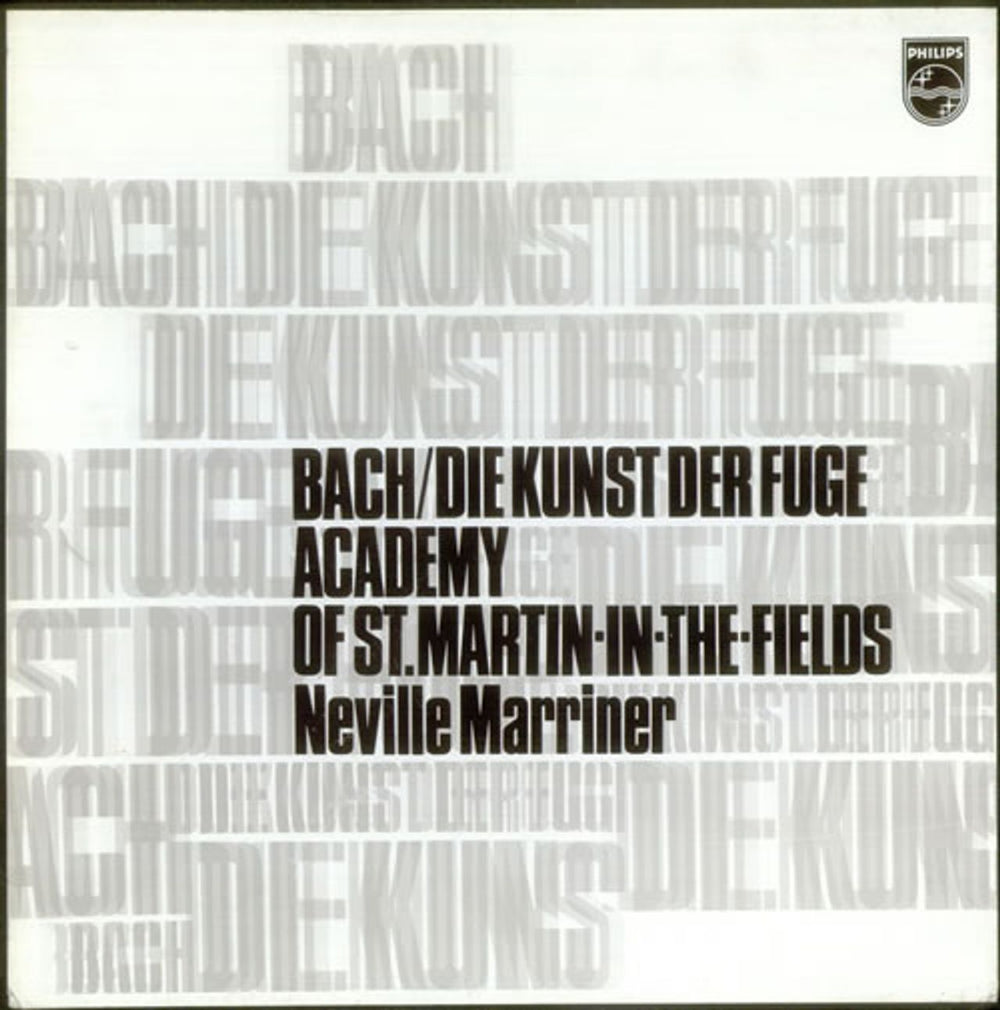 The Academy Of St. Martin-In-The-Fields Bach: Die Kunst der Fuge Dutch 2-LP vinyl record set (Double LP Album) 6747172