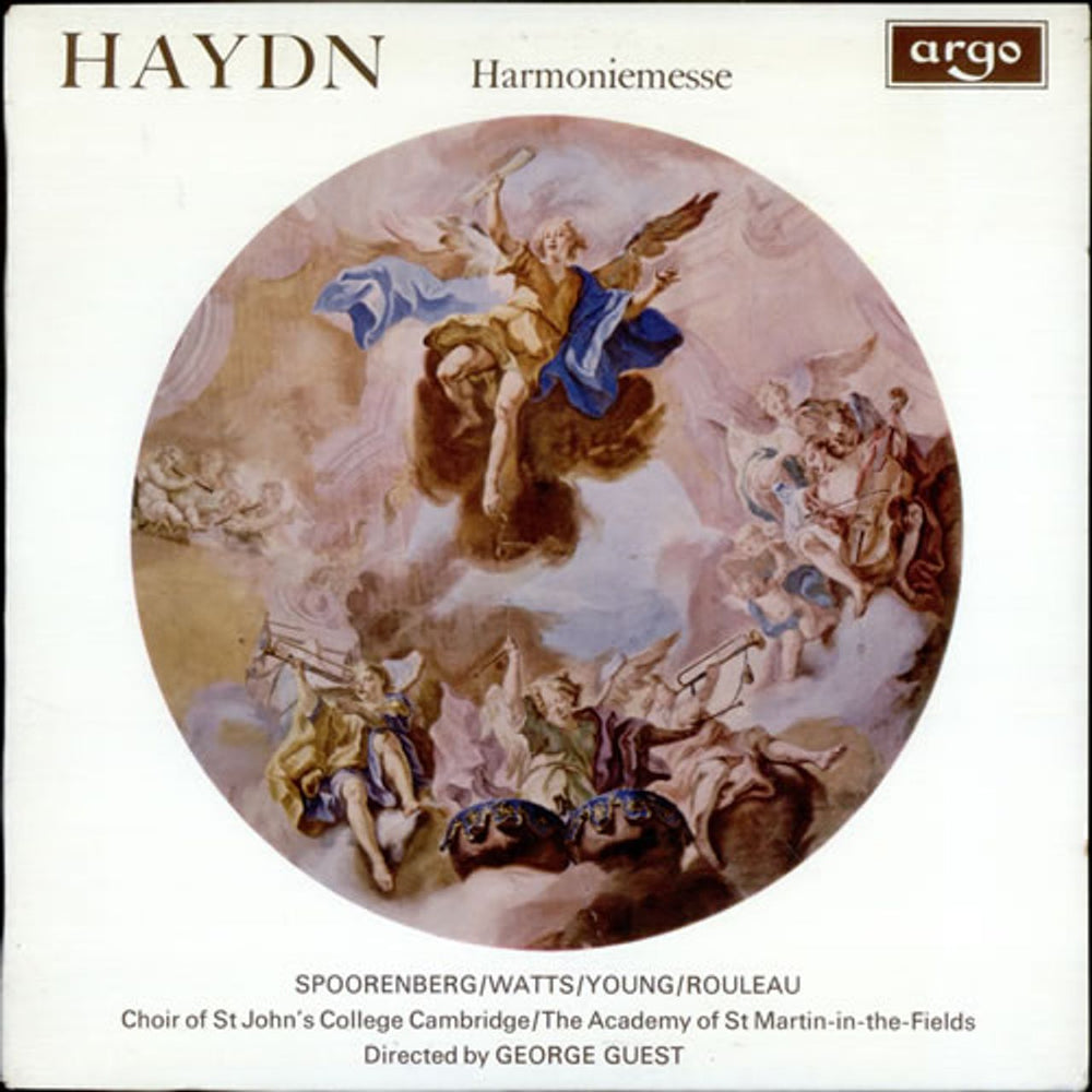 The Academy Of St. Martin-In-The-Fields Haydn: Harmoniemesse UK vinyl LP album (LP record) ZRG515