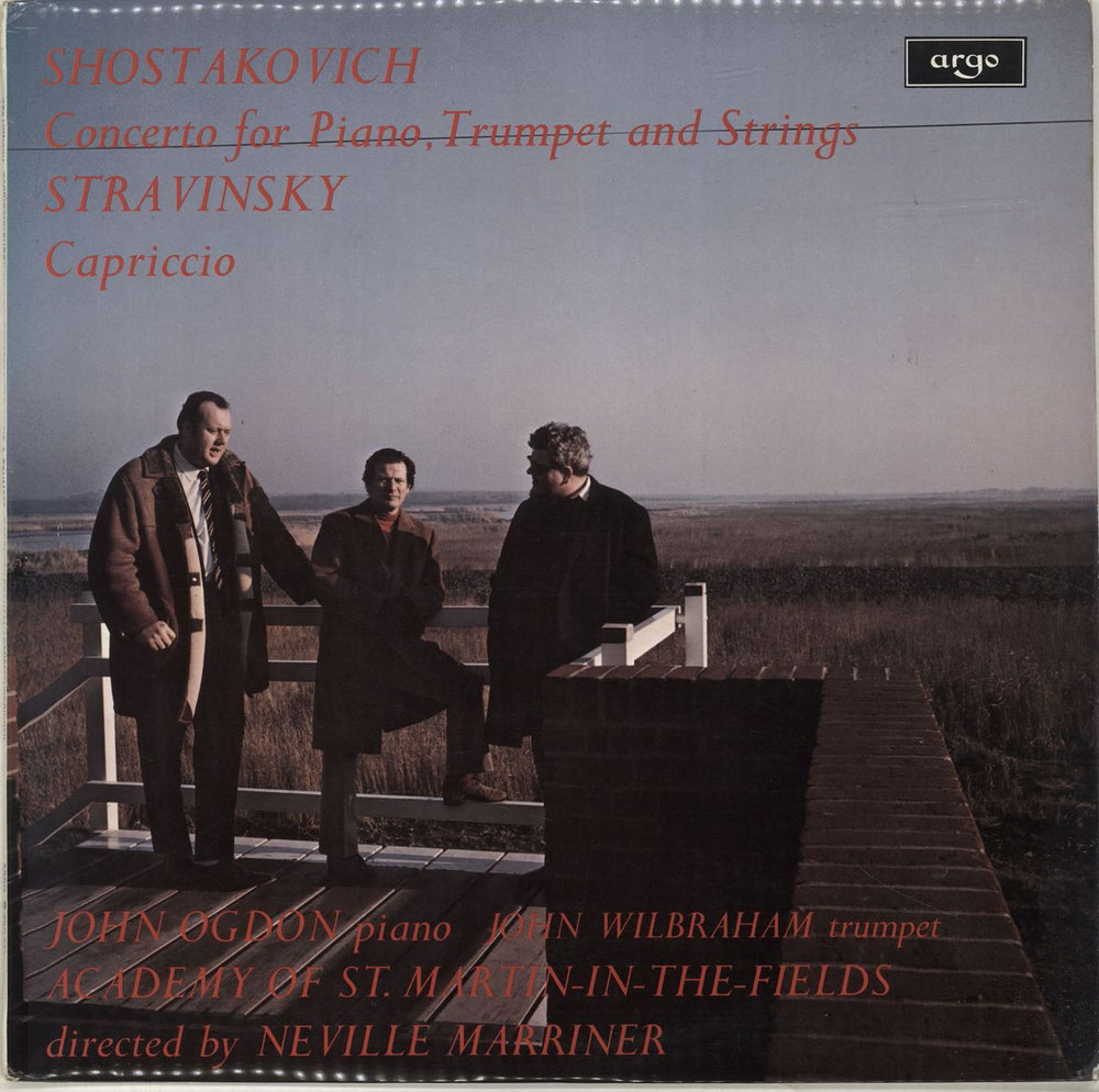 The Academy Of St. Martin-In-The-Fields Shostakovich: Concerto For Piano, Trumpet And Strings / Stravinsky: Capriccio UK vinyl LP album (LP record) ZRG674