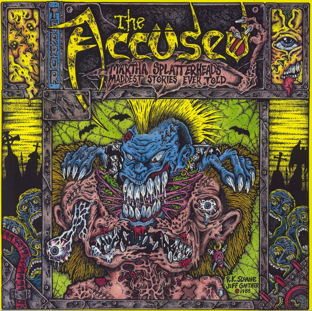 The Accused Martha Splatterhead's Maddest Stories Ever Told German vinyl LP album (LP record) WB043