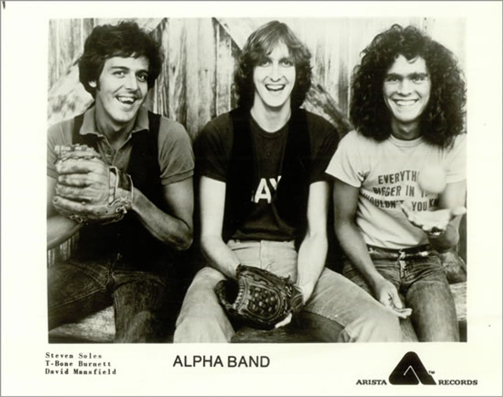 The Alpha Band The Statue Makers Of Hollywood US Promo media press pack PRESS PACK