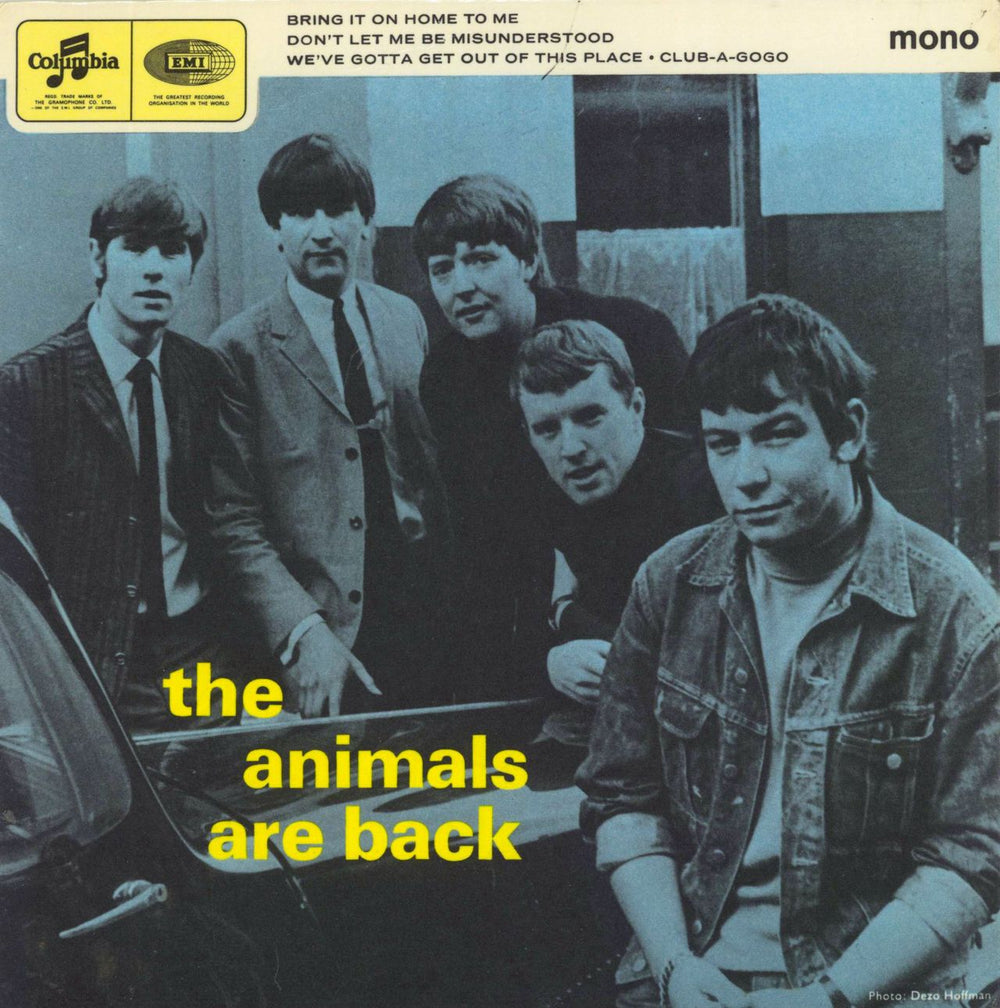 The Animals The Animals Are Back EP - EX UK 7" vinyl single (7 inch record / 45) SEG8452