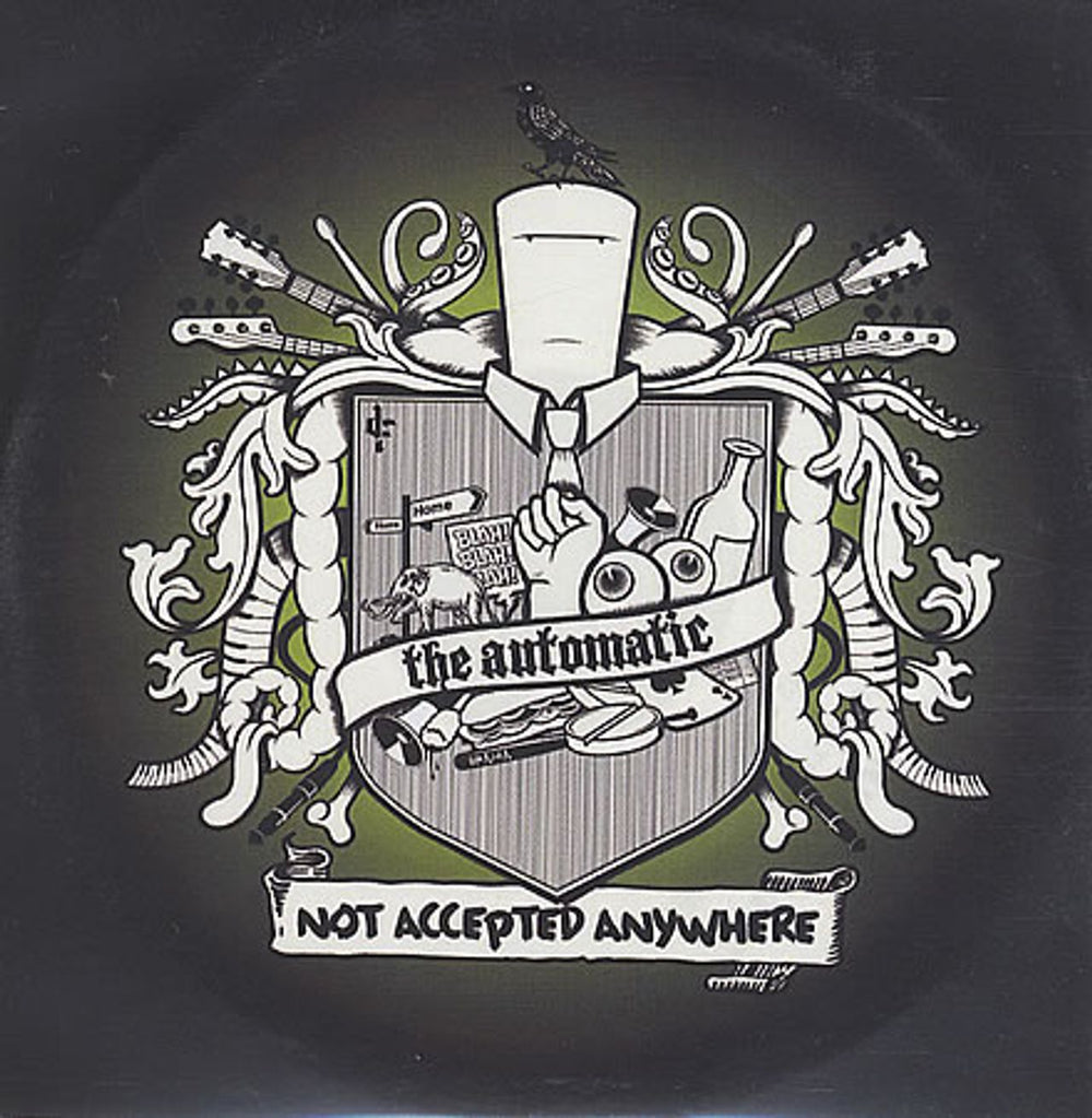 The Automatic Not Accepted Anywhere UK Promo CD-R acetate CD-R