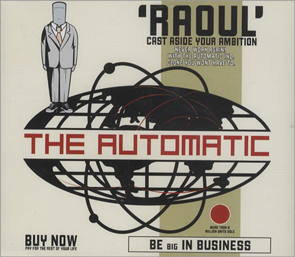 The Automatic Raoul UK Promo CD single (CD5 / 5") BUN117-P