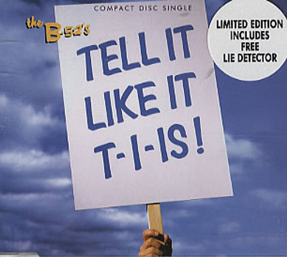 The B-52's Tell It Like It Is - Lie Detector Pack UK CD single (CD5 / 5") W0130CD