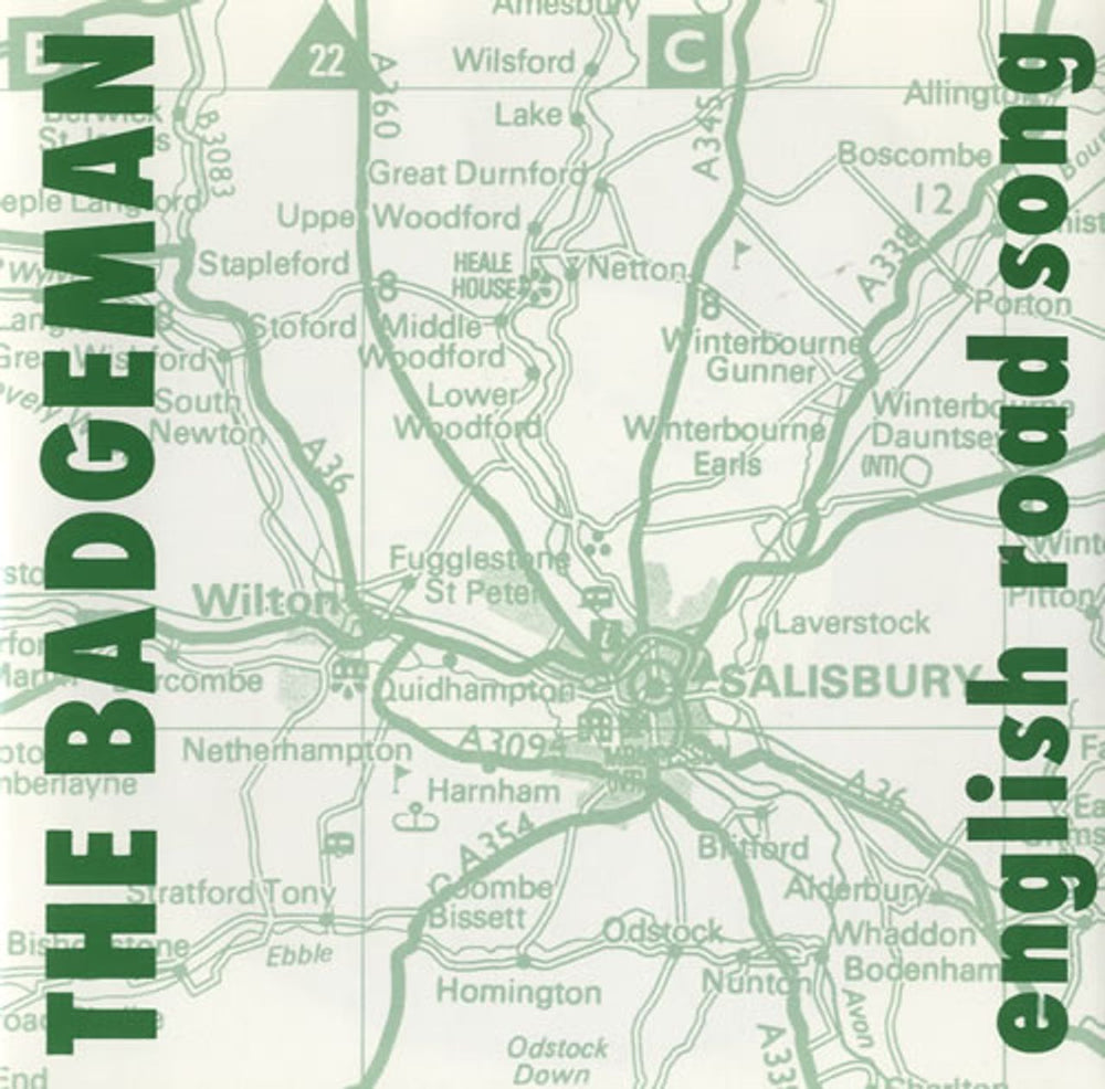 The Badgeman English Road Song UK 7" vinyl single (7 inch record / 45) PAPER019