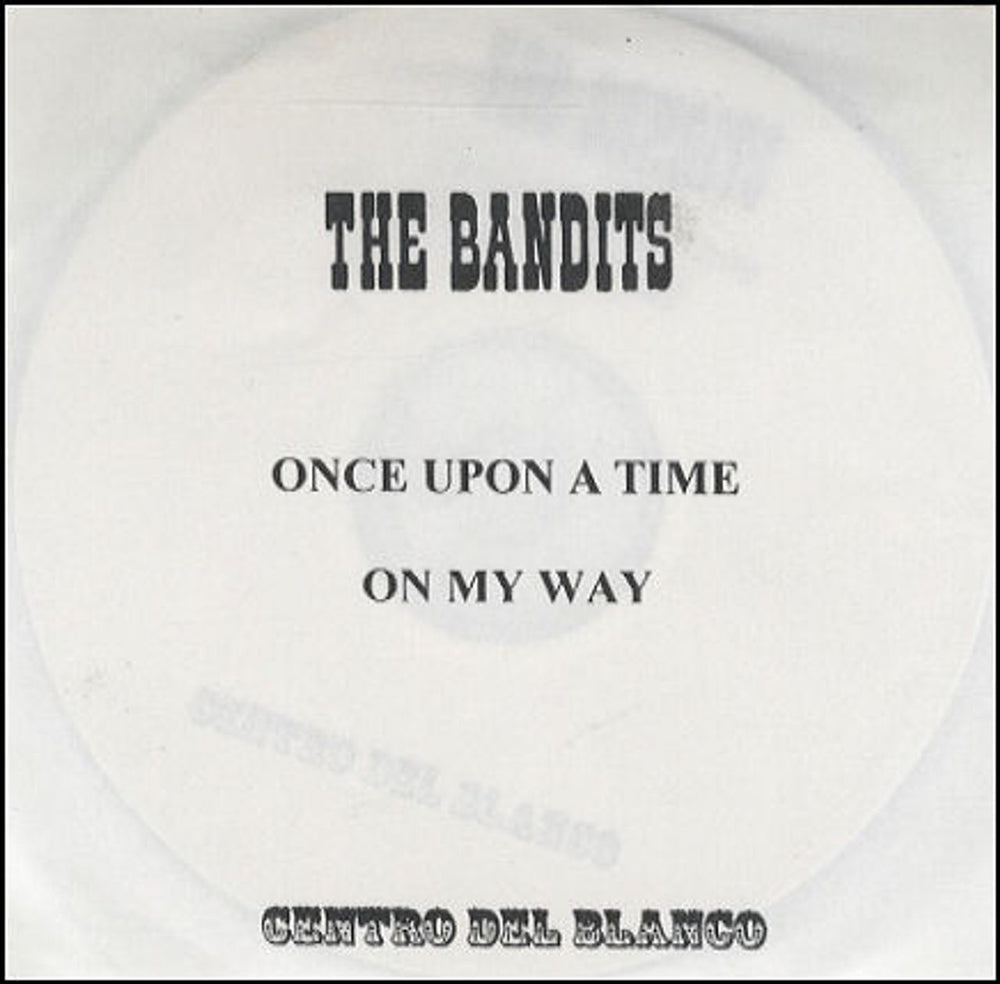 The Bandits (00s) Once Upon A Time UK Promo CD-R acetate CD ACETATE