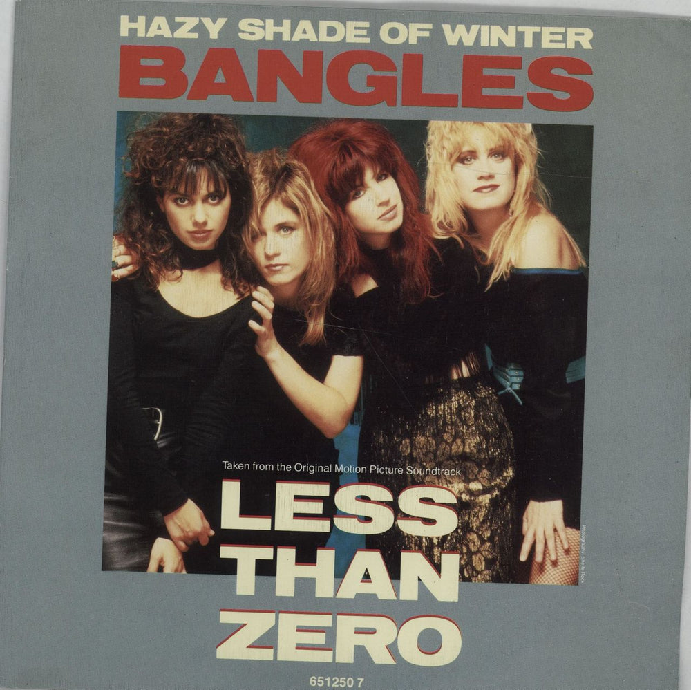 The Bangles Hazy Shade Of Winter Spanish Promo 7" vinyl single (7 inch record / 45) 6512507