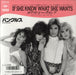 The Bangles If She Knew What She Wants Japanese 7" vinyl single (7 inch record / 45) 07SP962