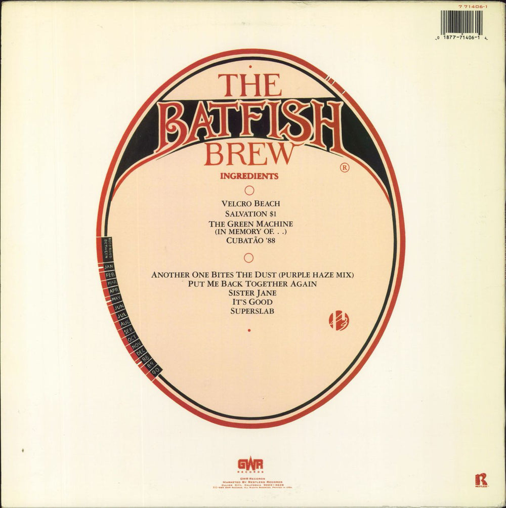 The Batfish Boys Batfish Brew US vinyl LP album (LP record) 5014643000285