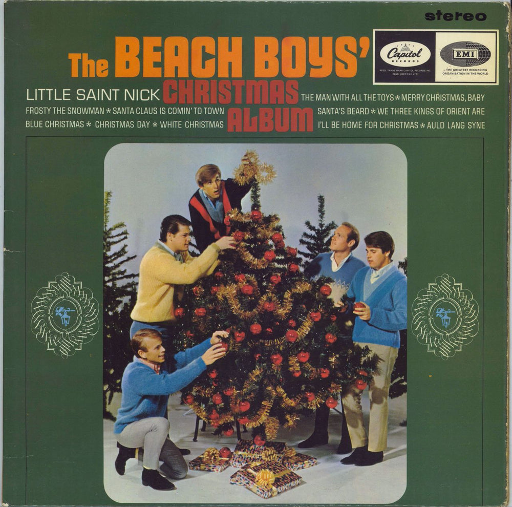 The Beach Boys Christmas Album - 1st - VG UK vinyl LP album (LP record) ST2164