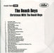 The Beach Boys Christmas With The Beach Boys UK Promo CD-R acetate CD-R