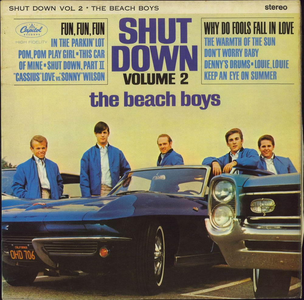 The Beach Boys Shut Down Volume 2 - VG UK vinyl LP album (LP record) ST2027