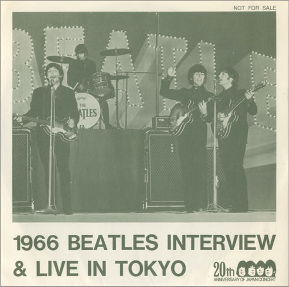 The Beatles 1966 Beatles Interview & Live In Tokyo Japanese 7" vinyl single (7 inch record / 45) E-7528