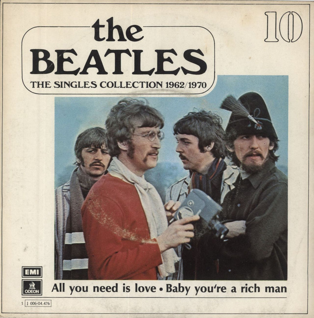 The Beatles All You Need Is Love Spanish 7" vinyl single (7 inch record / 45) 1J006-04.476