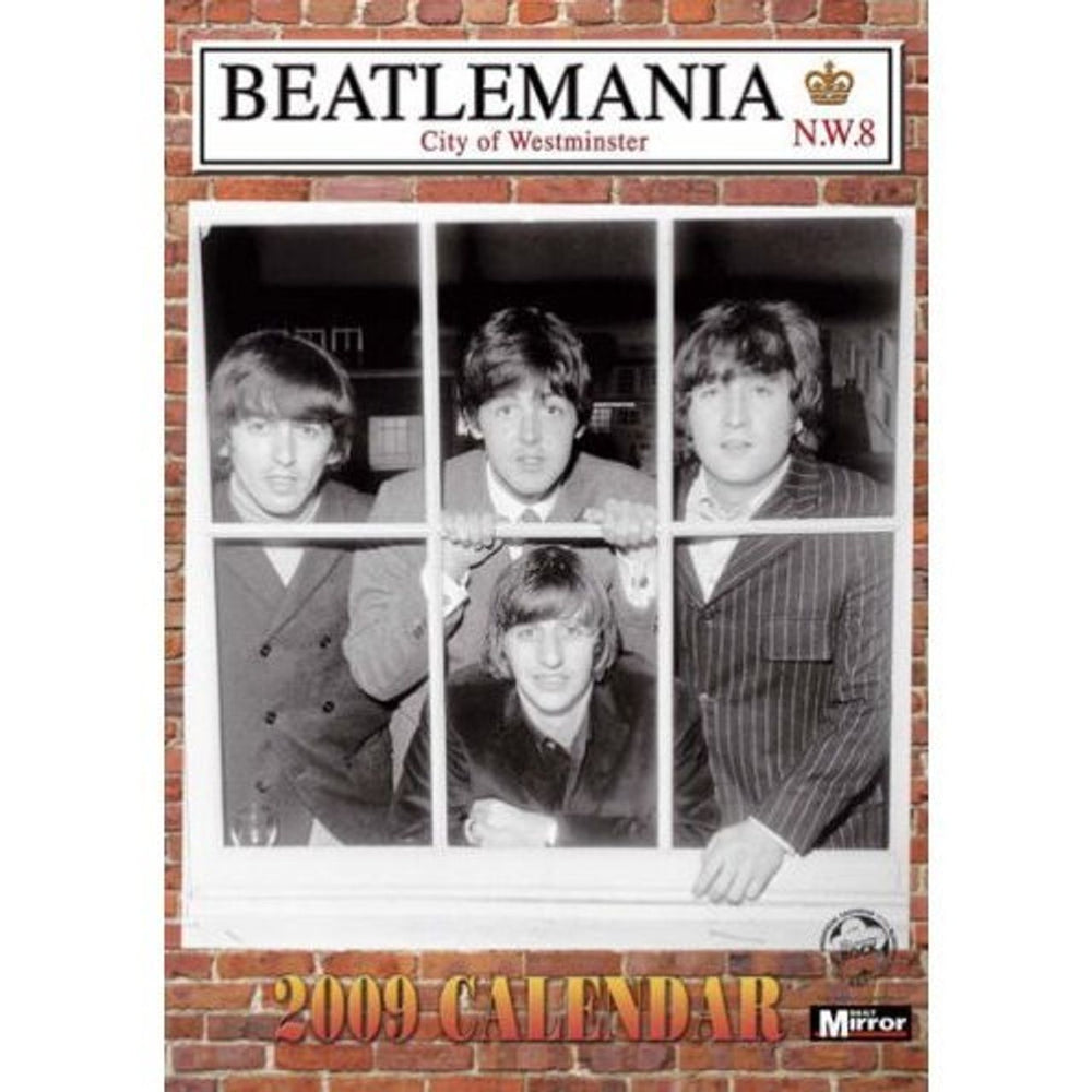The Beatles Beatlemania 2009 Calendar UK calendar BRC807
