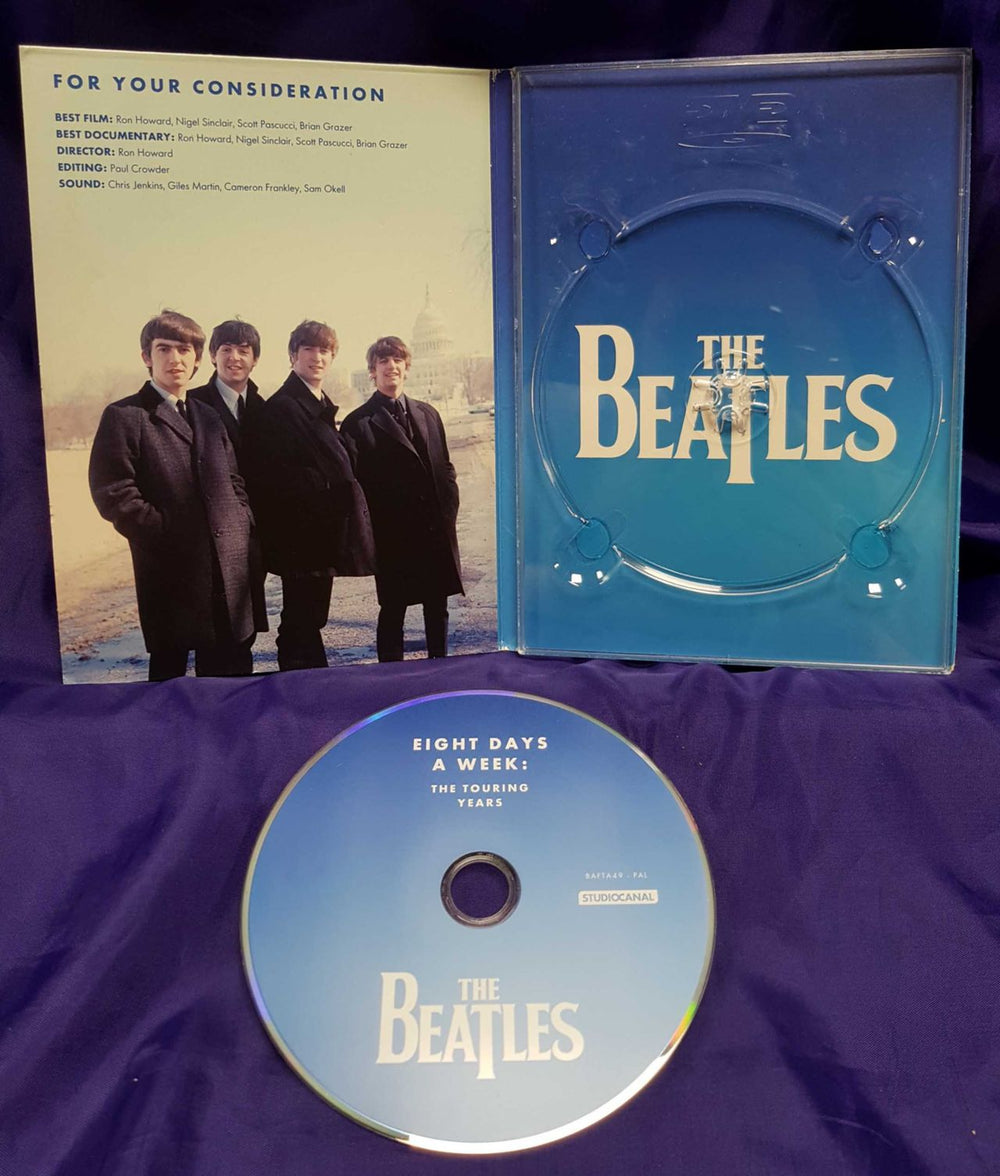 The Beatles Eight Days A Week: The Touring Years UK Promo DVD