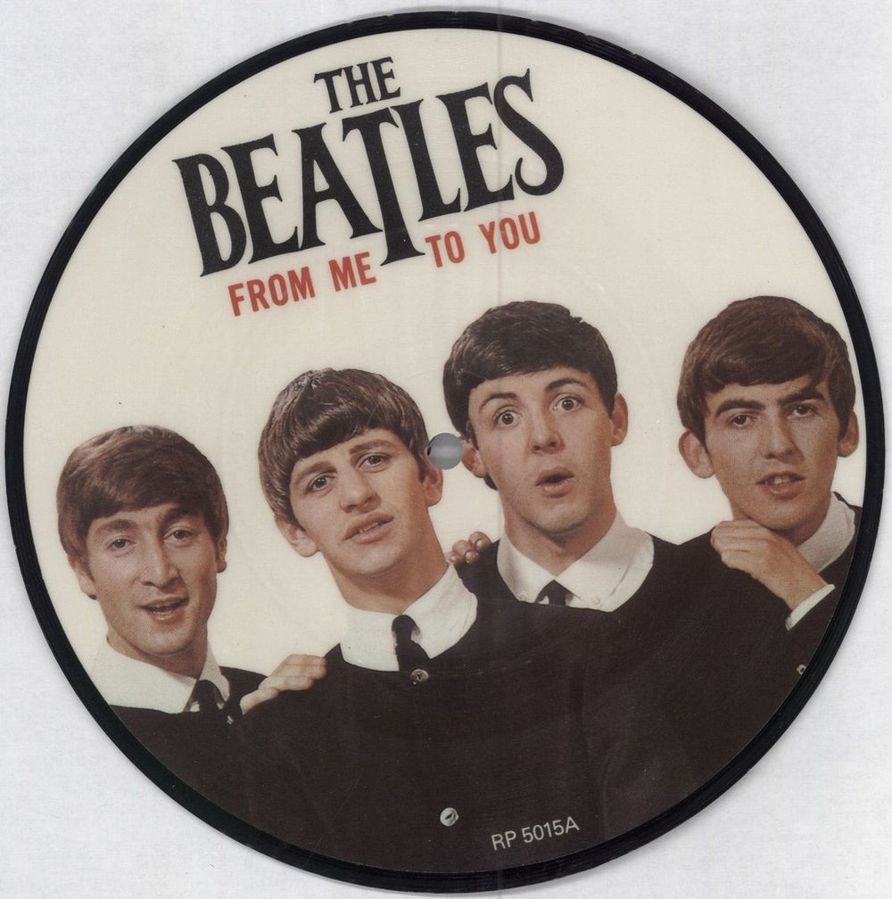 The Beatles From Me To You - EX UK 7" vinyl picture disc (7 inch picture disc single) RP5015