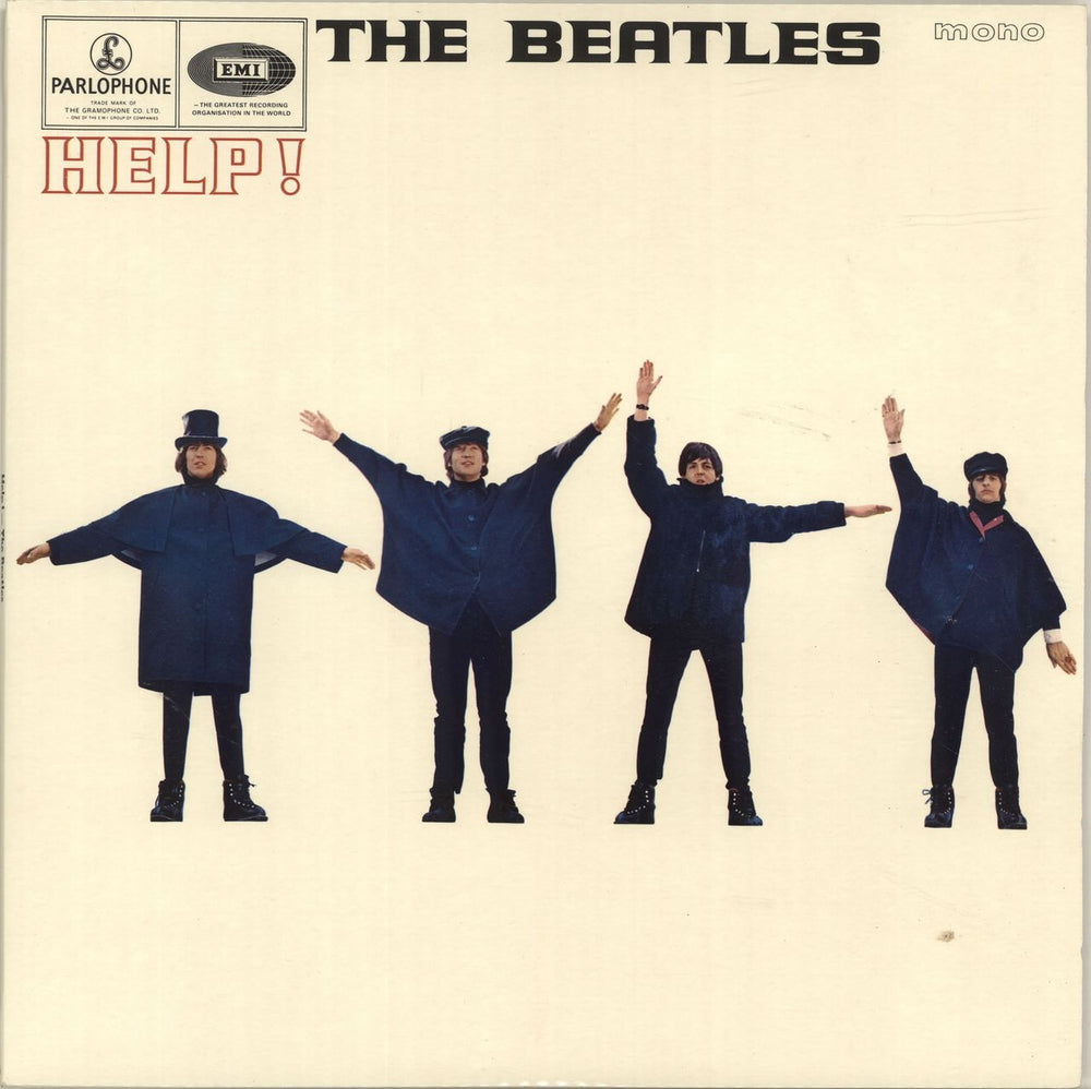 The Beatles Help! - 1st (C) UK vinyl LP album (LP record) PMC1255