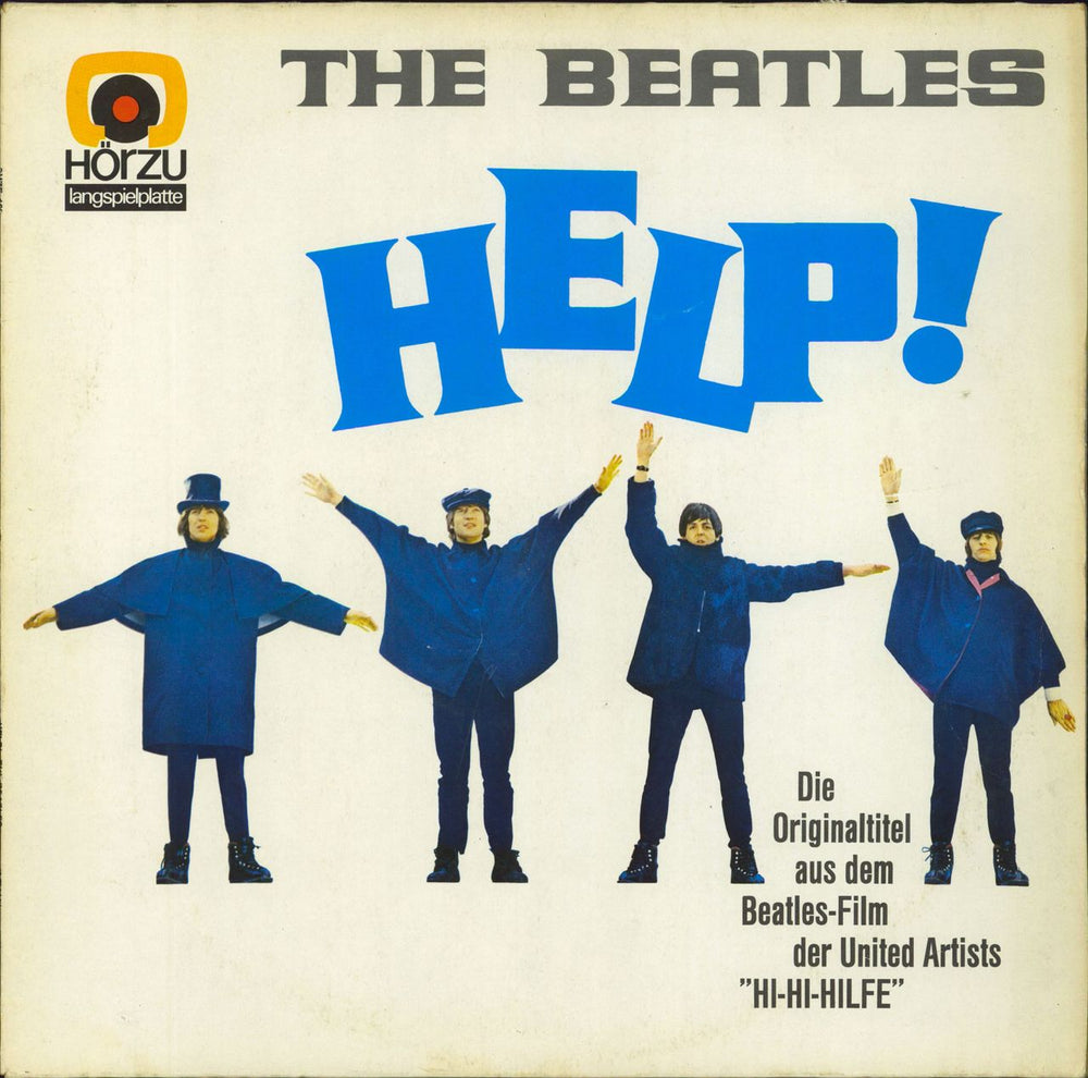 The Beatles Help - Matt Sleeve German vinyl LP album (LP record) SHZE162