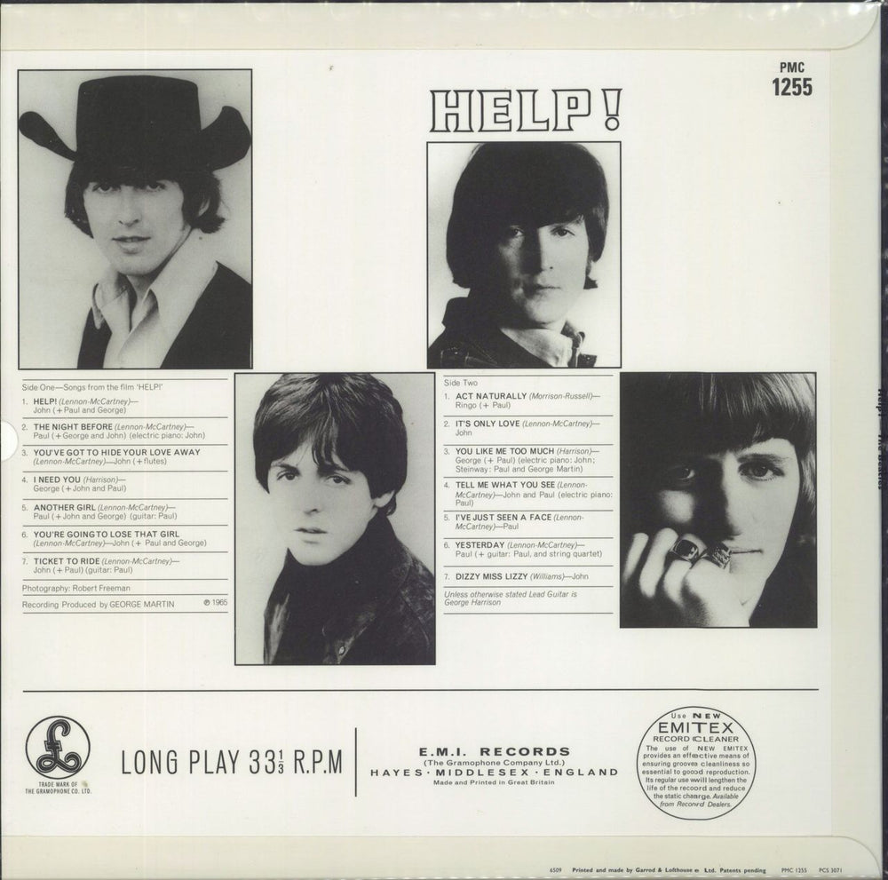 The Beatles Help! - MONO - 180gm Vinyl UK vinyl LP album (LP record)