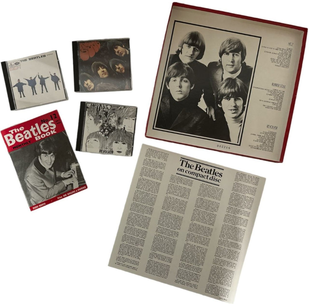 The Beatles Help / Rubber Soul / Revolver UK CD Album Box Set BTLDXHE83109