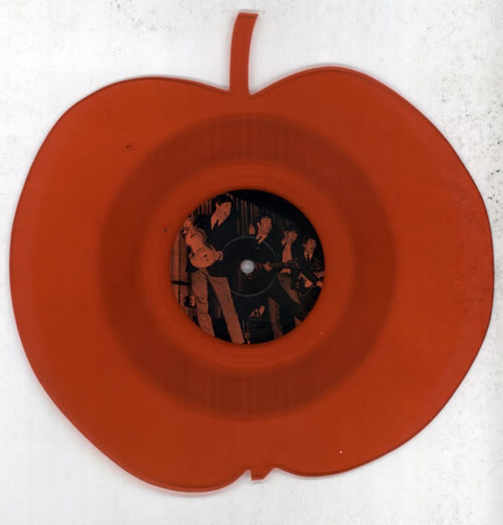 The Beatles Interview - Red Apple Shape UK shaped picture disc (picture disc vinyl record) BEAT1SC