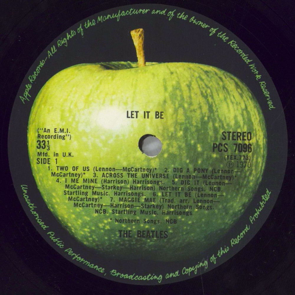 The Beatles Let It Be - 3rd Export - Laminated - VG UK vinyl LP album (LP record) BTLLPLE825624