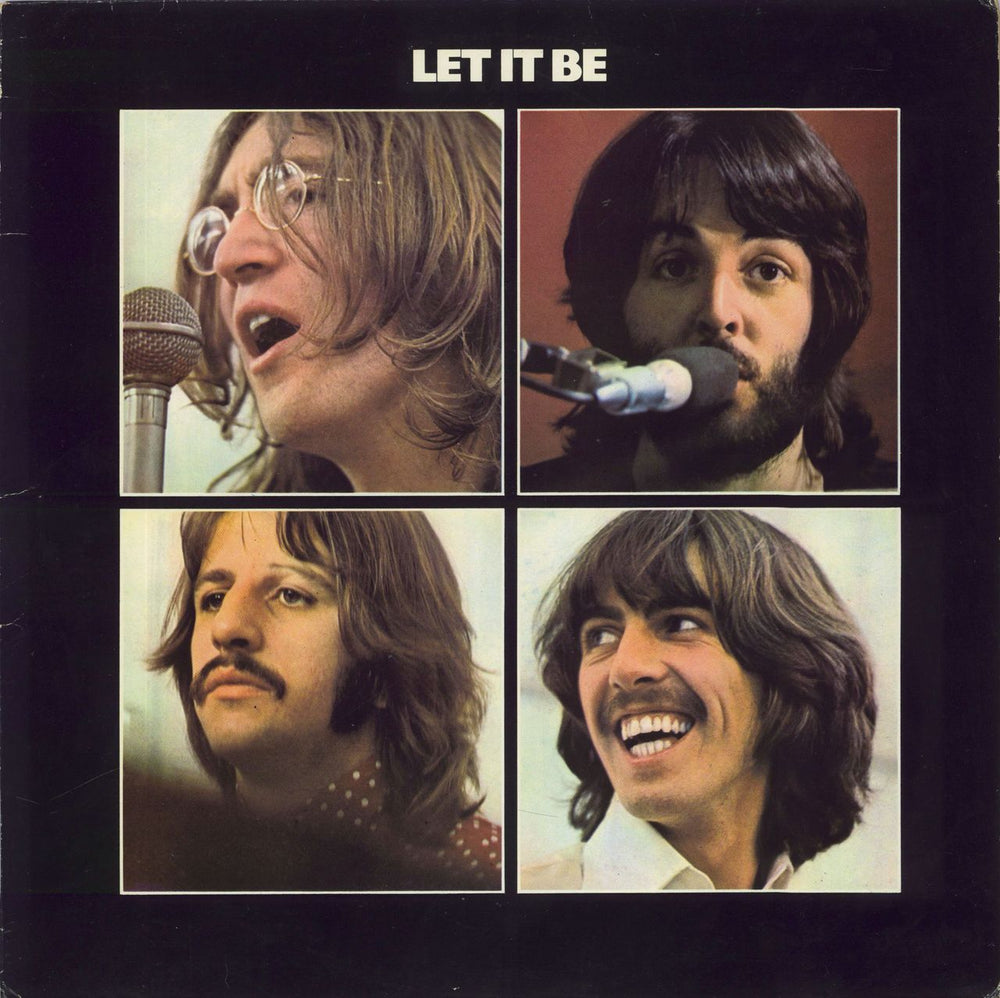 The Beatles Let It Be Swedish vinyl LP album (LP record) PCS7096