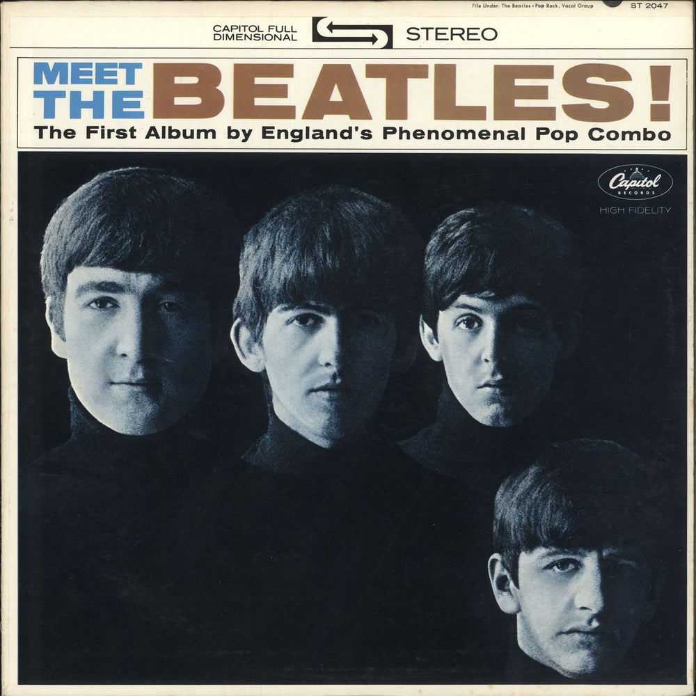 The Beatles Meet The Beatles - 2nd US vinyl LP album (LP record) ST2047