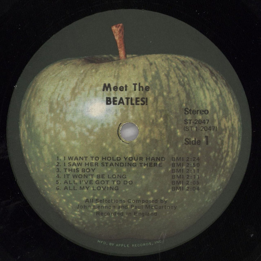 The Beatles Meet The Beatles - Mfd By Apple Label US vinyl LP album (LP record) BTLLPME822642