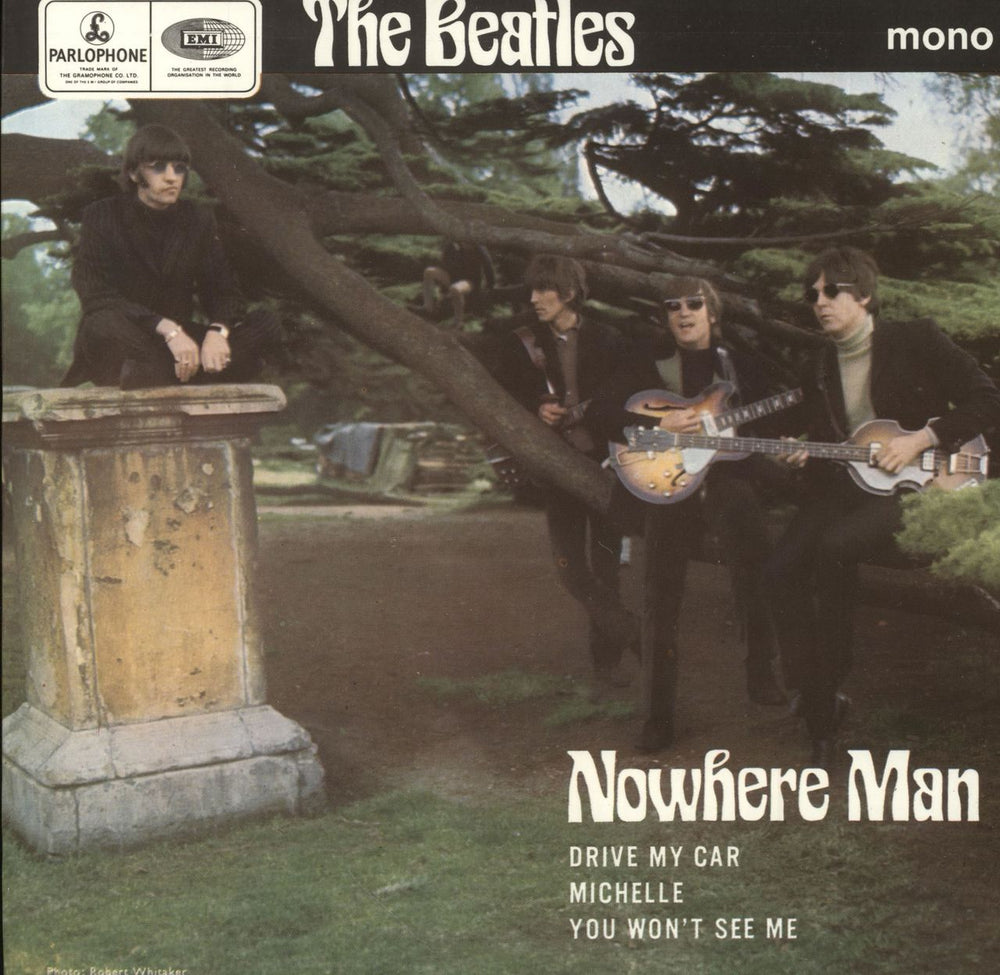 The Beatles Nowhere Man EP - 80s Issue - Solid UK 7" vinyl single (7 inch record / 45) GEP8952