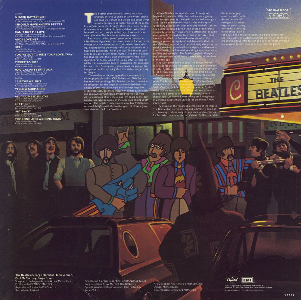 The Beatles Reel Music Greek vinyl LP album (LP record)