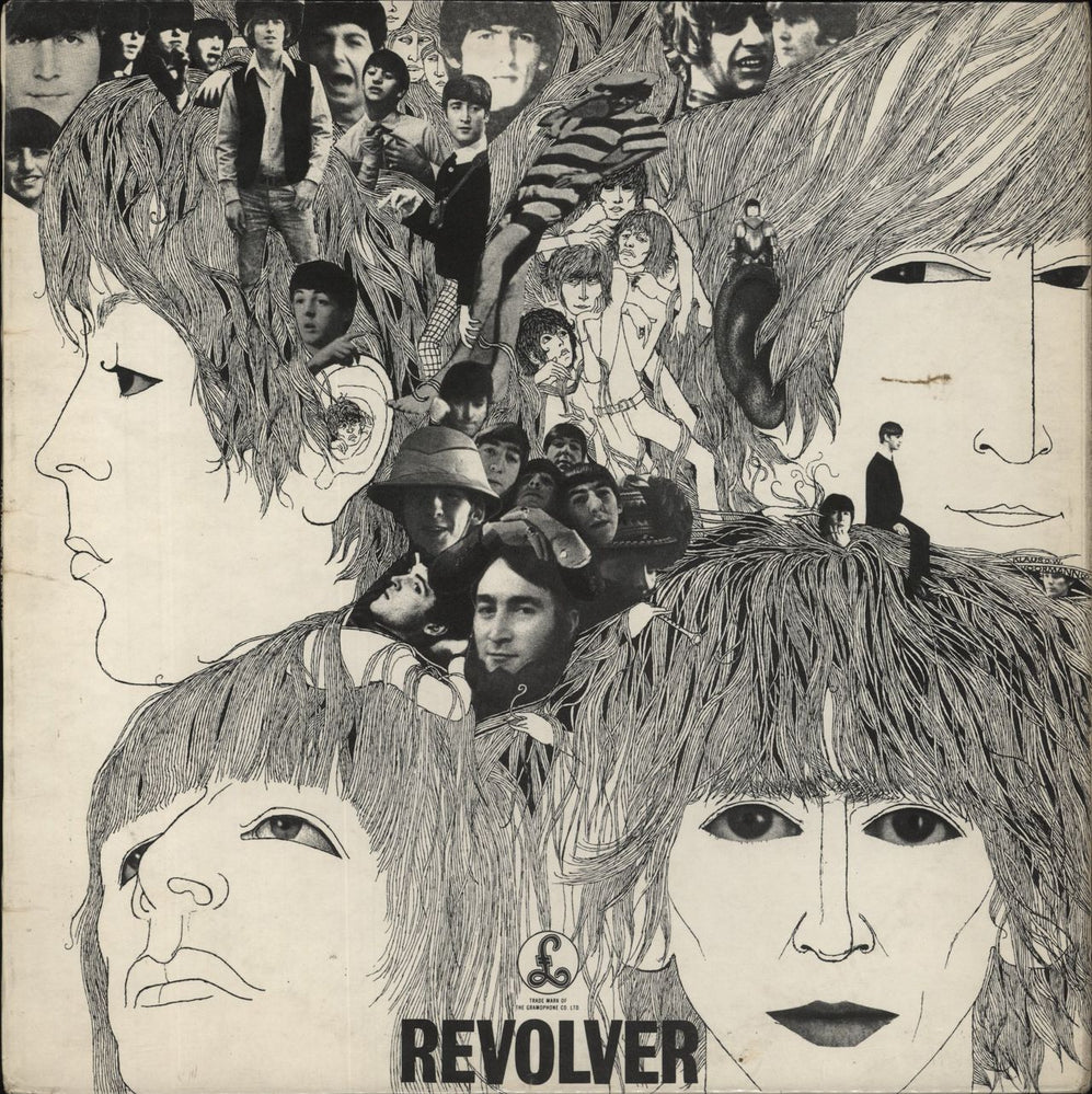 The Beatles Revolver - 1 Box - VG UK vinyl LP album (LP record) PCS7009